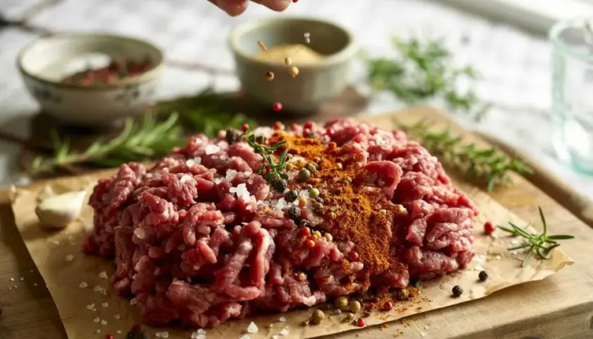 Jak przyprawić mięso na idealnego burgera? Sekretne składniki i triki